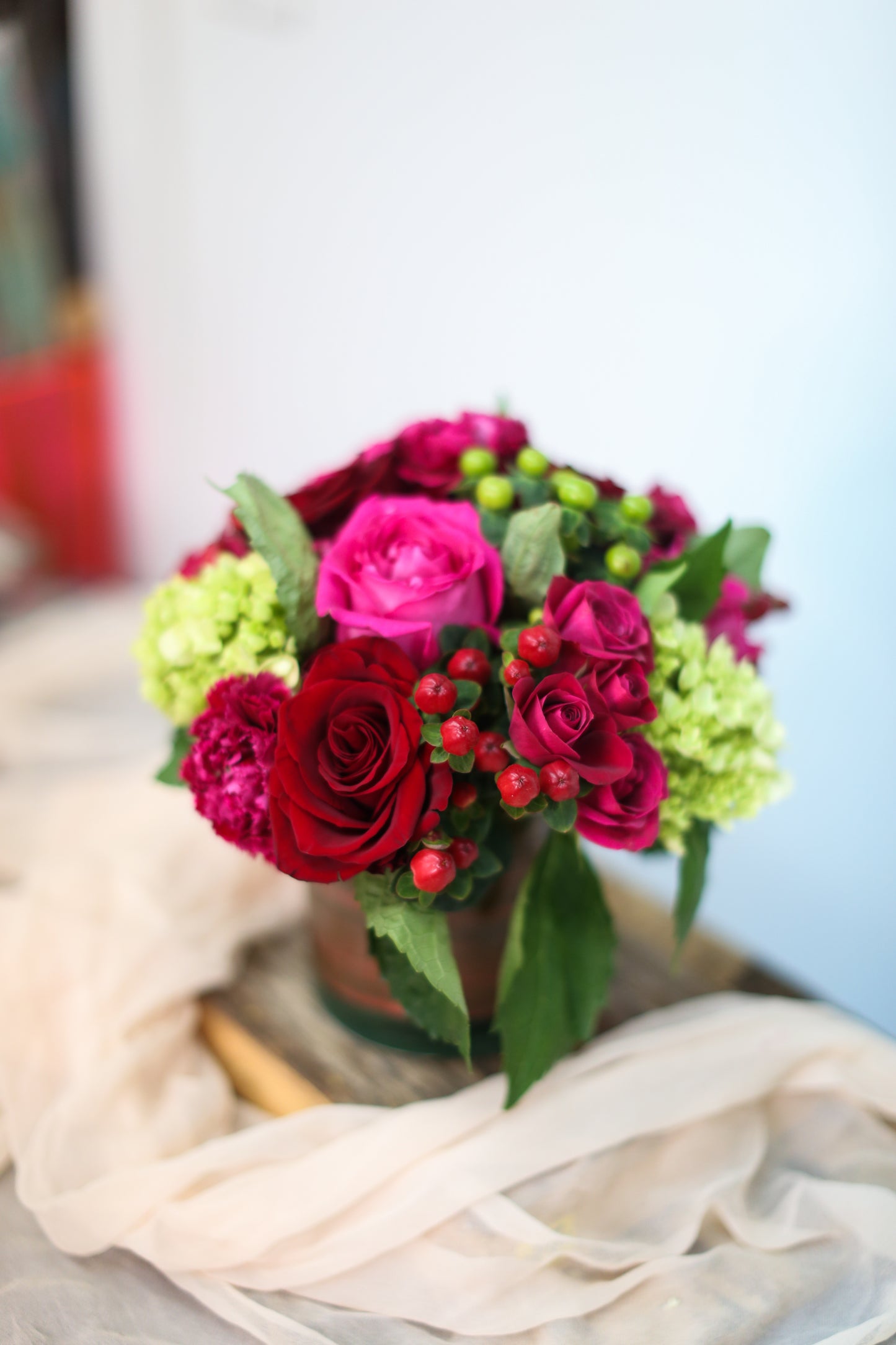 hot pink flowers nyc, mothers day flowers